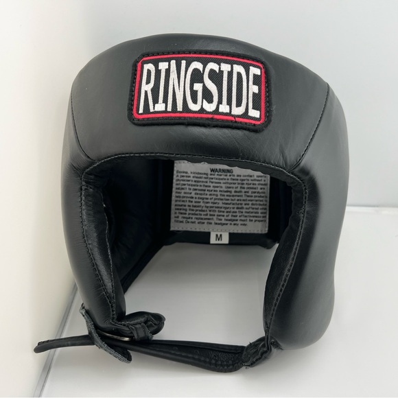 Ringside Competition-Like Boxing Headgear Without Cheeks BLK Adjustable NWT - Picture 2 of 8